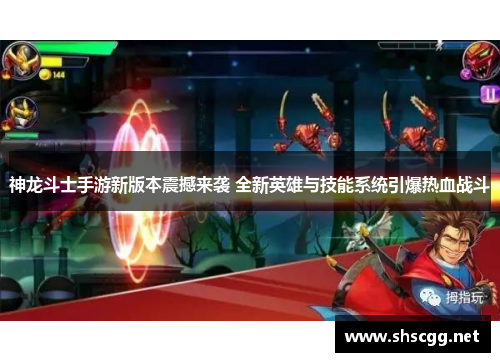 神龙斗士手游新版本震撼来袭 全新英雄与技能系统引爆热血战斗